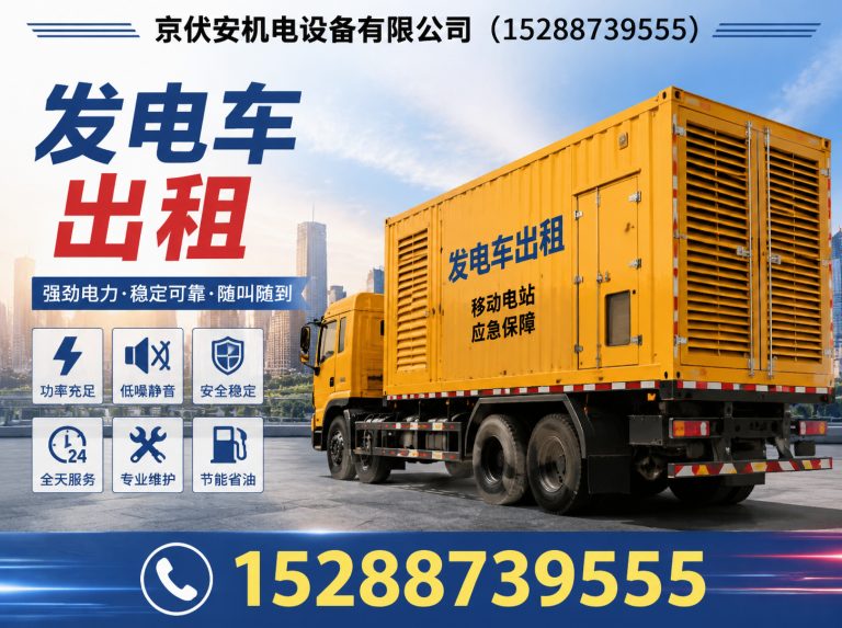 肇庆发电机出租展示图