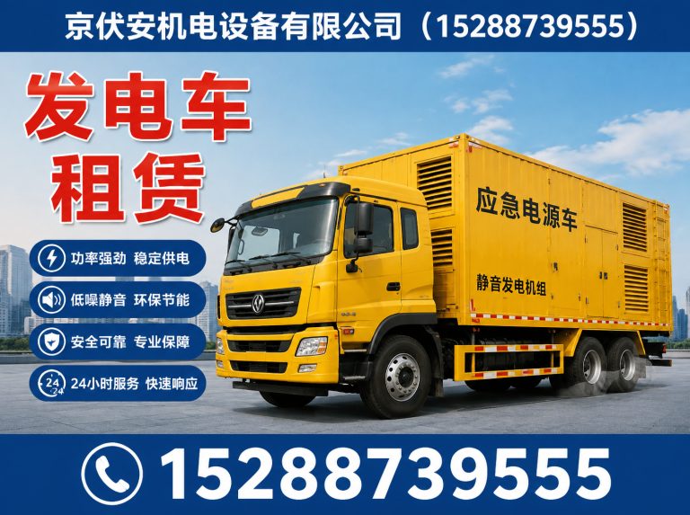 肇庆静音发电车租赁展示图
